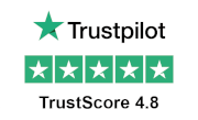 Trustpilot TrustScore 4.8